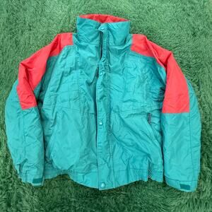 St. John's Bay Retro Ski Jacket 80s Vintage Men's Size XL Red | Teel
